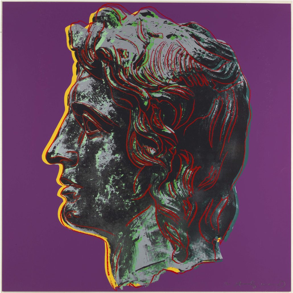 Featured image for the Exploring Andy Warhol’s Alexander the Great – A Bold Fusion of Pop Art and Ancient History Blog Article